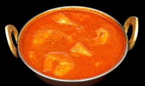 Shrimp and Potato Curry in tangy vindaloo sauce with Goan spices – Indian Bites in Lyons